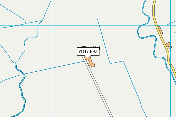 YO17 6PZ map - OS VectorMap District (Ordnance Survey)