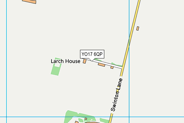 YO17 6QP map - OS VectorMap District (Ordnance Survey)