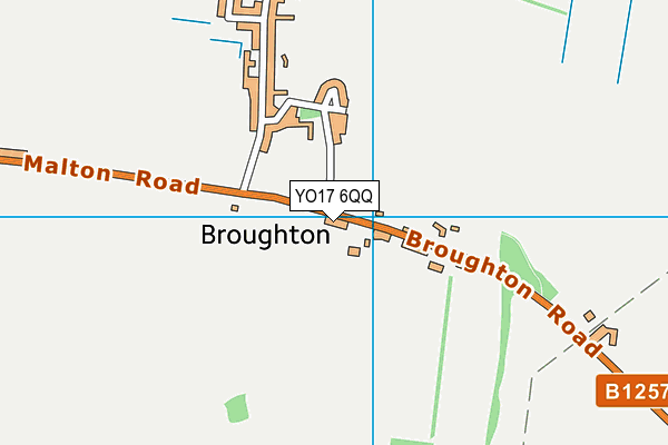 YO17 6QQ map - OS VectorMap District (Ordnance Survey)