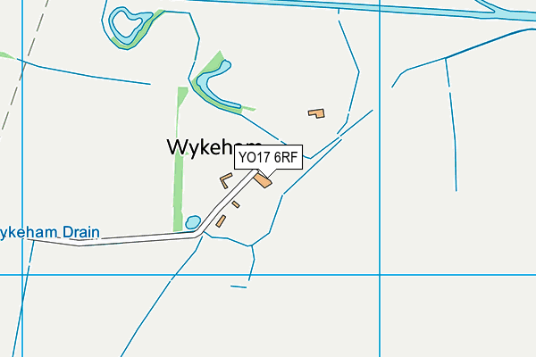 YO17 6RF map - OS VectorMap District (Ordnance Survey)