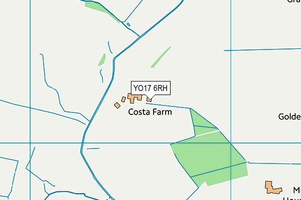 YO17 6RH map - OS VectorMap District (Ordnance Survey)