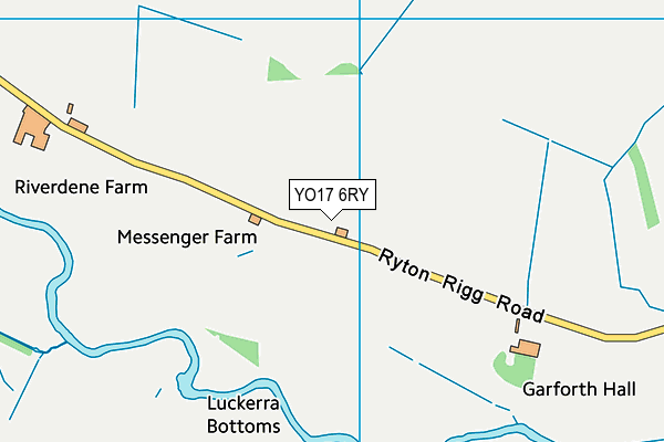 YO17 6RY map - OS VectorMap District (Ordnance Survey)