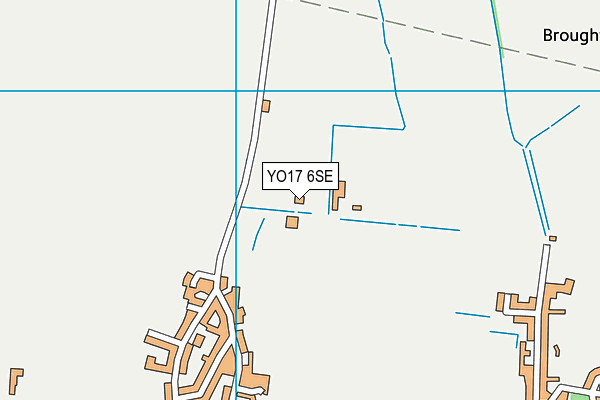 YO17 6SE map - OS VectorMap District (Ordnance Survey)