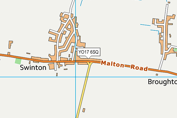 YO17 6SQ map - OS VectorMap District (Ordnance Survey)