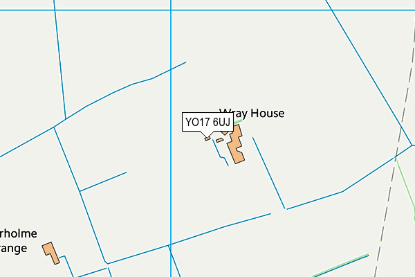 YO17 6UJ map - OS VectorMap District (Ordnance Survey)