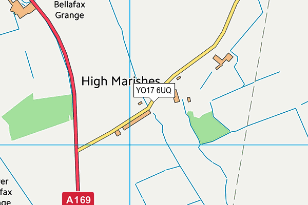 YO17 6UQ map - OS VectorMap District (Ordnance Survey)