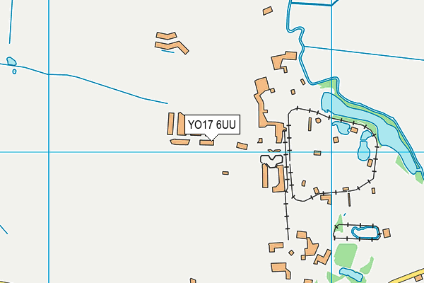YO17 6UU map - OS VectorMap District (Ordnance Survey)