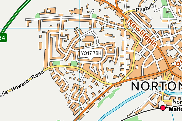 YO17 7BH map - OS VectorMap District (Ordnance Survey)