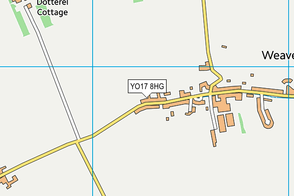 YO17 8HG map - OS VectorMap District (Ordnance Survey)