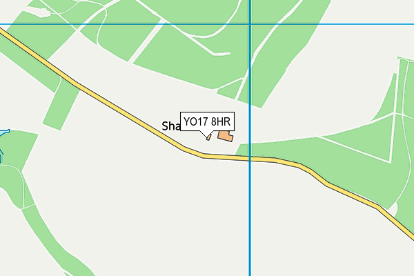 YO17 8HR map - OS VectorMap District (Ordnance Survey)