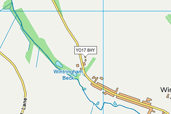 YO17 8HY map - OS VectorMap District (Ordnance Survey)