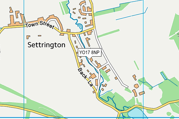Settrington All Saints' Church of England Voluntary Controlled Primary School map (YO17 8NP) - OS VectorMap District (Ordnance Survey)