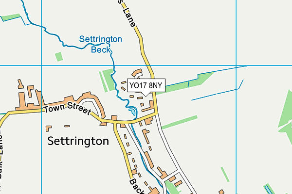 YO17 8NY map - OS VectorMap District (Ordnance Survey)