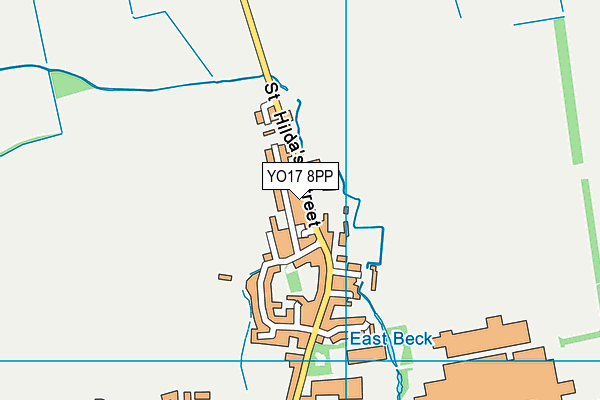 YO17 8PP map - OS VectorMap District (Ordnance Survey)
