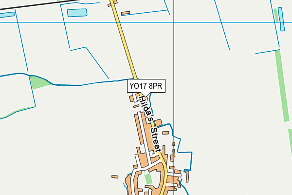 YO17 8PR map - OS VectorMap District (Ordnance Survey)