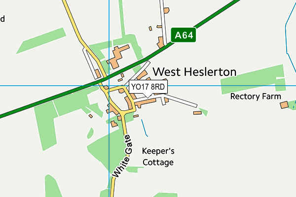 West Heslerton Ce Primary School map (YO17 8RD) - OS VectorMap District (Ordnance Survey)