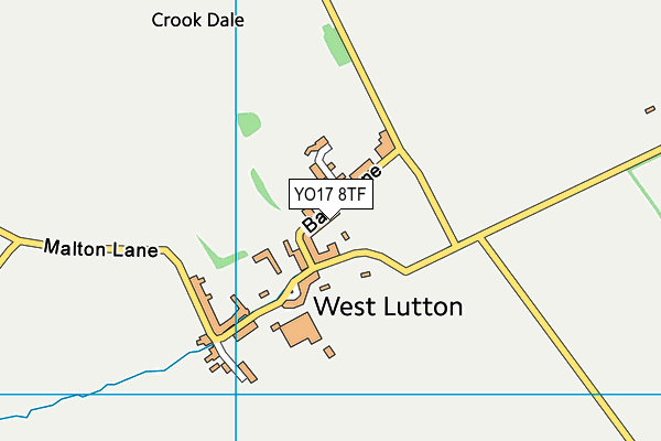 Luttons Community Primary School map (YO17 8TF) - OS VectorMap District (Ordnance Survey)