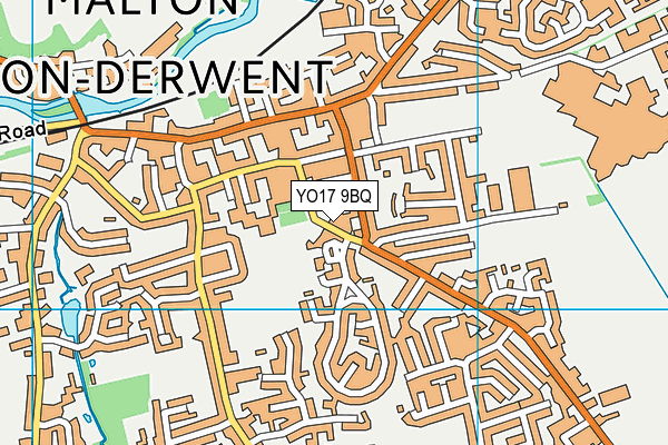 YO17 9BQ map - OS VectorMap District (Ordnance Survey)