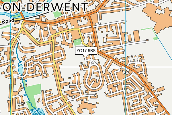 YO17 9BS map - OS VectorMap District (Ordnance Survey)