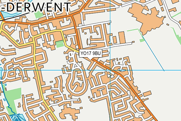 YO17 9BU map - OS VectorMap District (Ordnance Survey)
