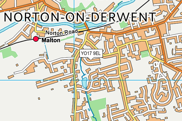 YO17 9EL map - OS VectorMap District (Ordnance Survey)