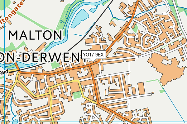 YO17 9EX map - OS VectorMap District (Ordnance Survey)