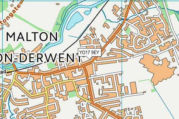 YO17 9EY map - OS VectorMap District (Ordnance Survey)
