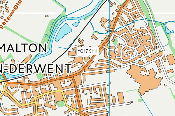 YO17 9HH map - OS VectorMap District (Ordnance Survey)