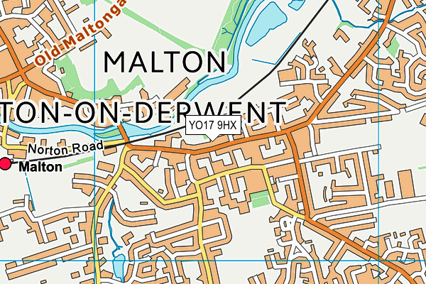 Map of MALINKA MALTON LTD at district scale