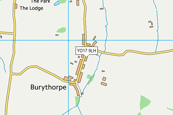 YO17 9LH map - OS VectorMap District (Ordnance Survey)