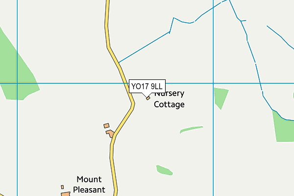 YO17 9LL map - OS VectorMap District (Ordnance Survey)