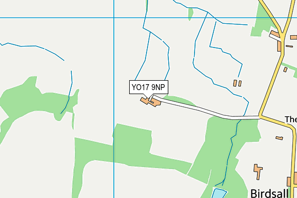 YO17 9NP map - OS VectorMap District (Ordnance Survey)