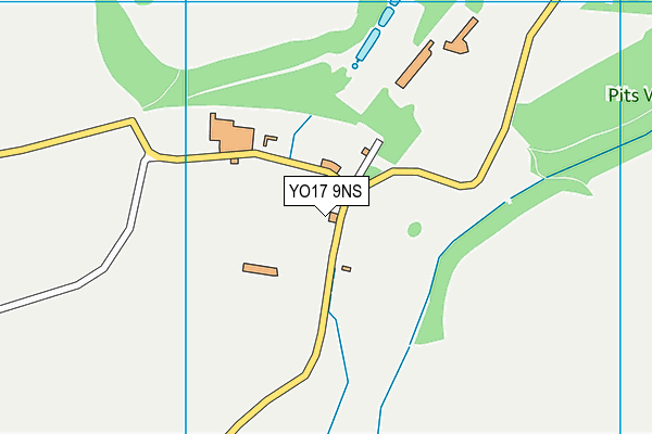 YO17 9NS map - OS VectorMap District (Ordnance Survey)