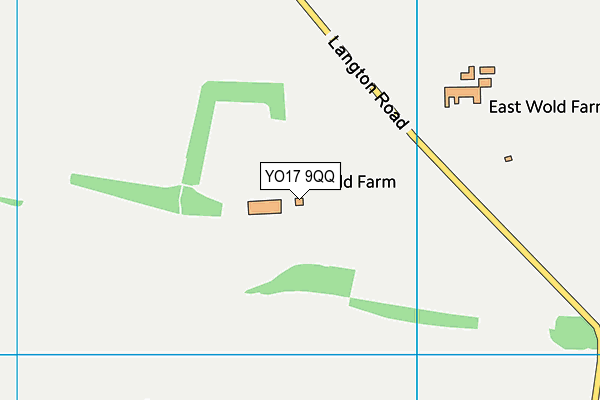 YO17 9QQ map - OS VectorMap District (Ordnance Survey)