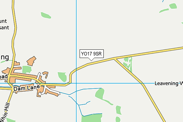 YO17 9SR map - OS VectorMap District (Ordnance Survey)