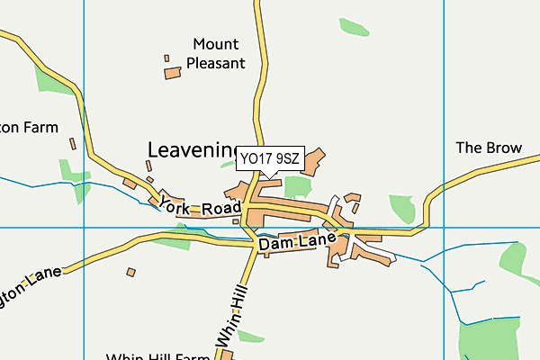 YO17 9SZ map - OS VectorMap District (Ordnance Survey)