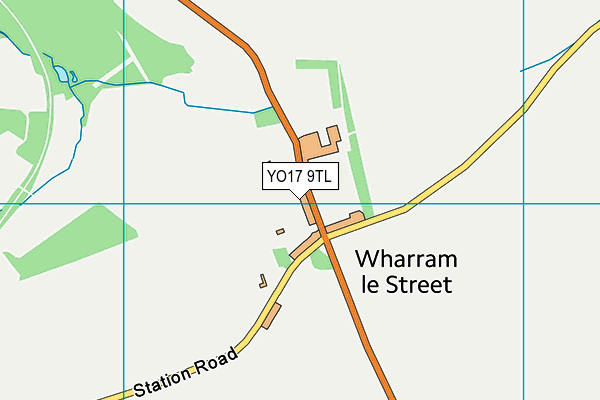 YO17 9TL map - OS VectorMap District (Ordnance Survey)