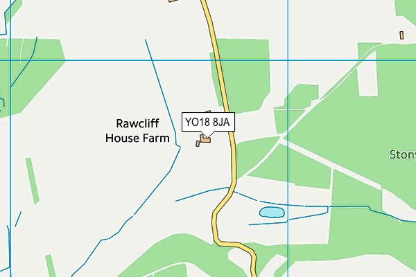 YO18 8JA map - OS VectorMap District (Ordnance Survey)