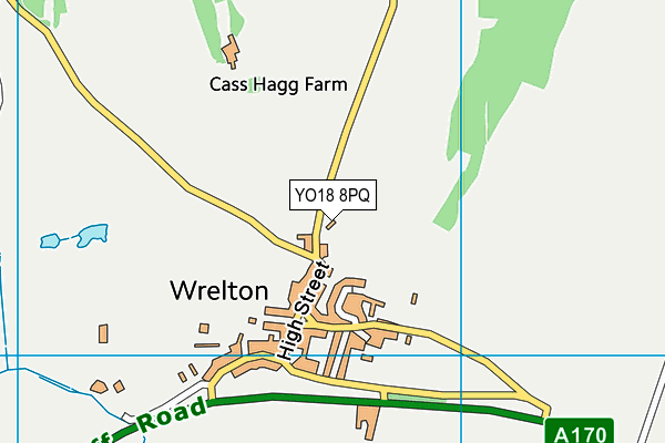 YO18 8PQ map - OS VectorMap District (Ordnance Survey)