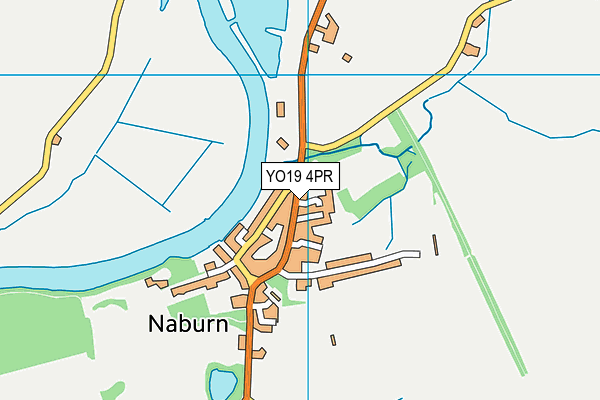 YO19 4PR map - OS VectorMap District (Ordnance Survey)