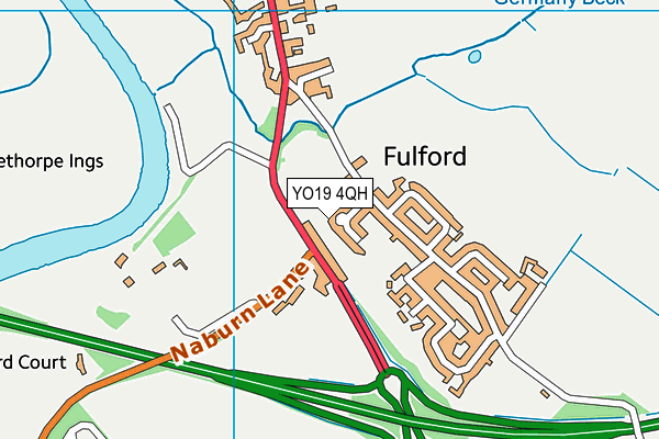 YO19 4QH map - OS VectorMap District (Ordnance Survey)