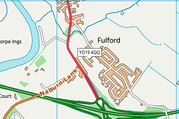 YO19 4QQ map - OS VectorMap District (Ordnance Survey)