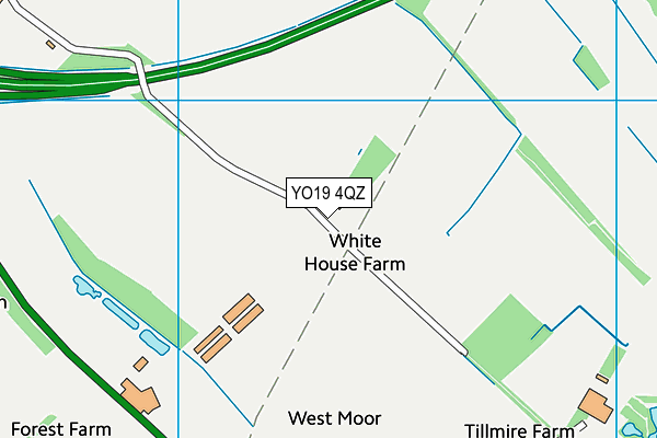 YO19 4QZ map - OS VectorMap District (Ordnance Survey)