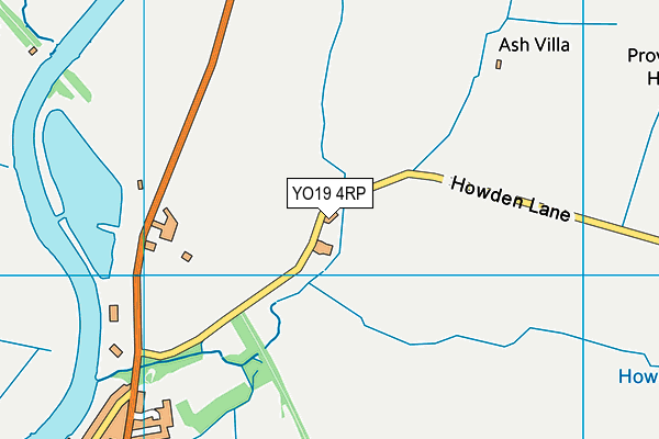 YO19 4RP map - OS VectorMap District (Ordnance Survey)