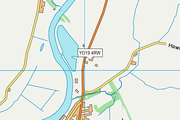 YO19 4RW map - OS VectorMap District (Ordnance Survey)