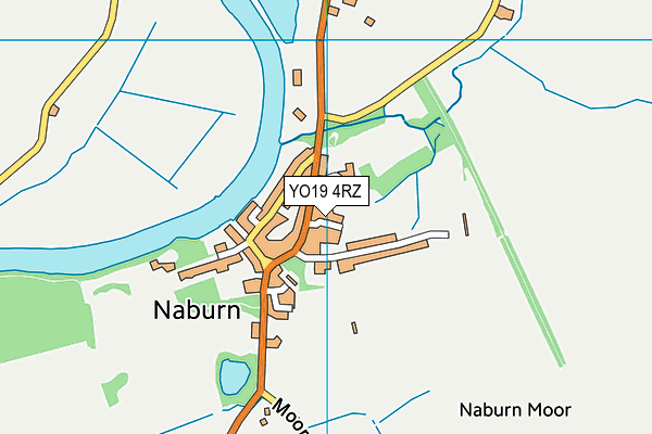 YO19 4RZ map - OS VectorMap District (Ordnance Survey)