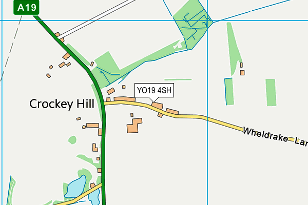 YO19 4SH map - OS VectorMap District (Ordnance Survey)