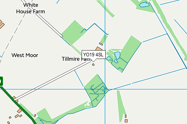 YO19 4SL map - OS VectorMap District (Ordnance Survey)