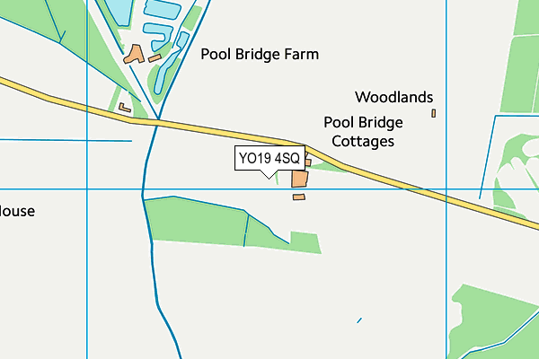 YO19 4SQ map - OS VectorMap District (Ordnance Survey)