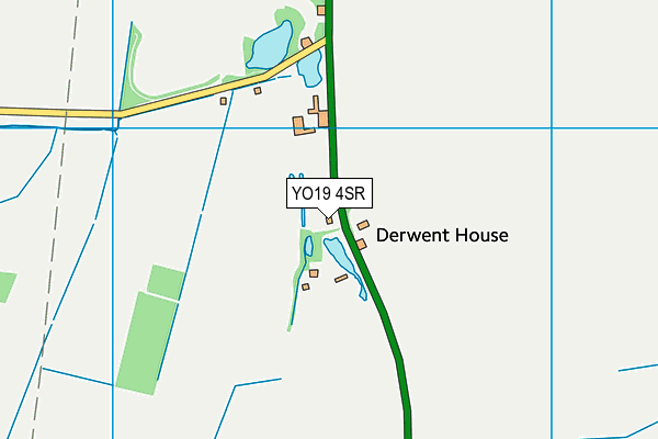 YO19 4SR map - OS VectorMap District (Ordnance Survey)